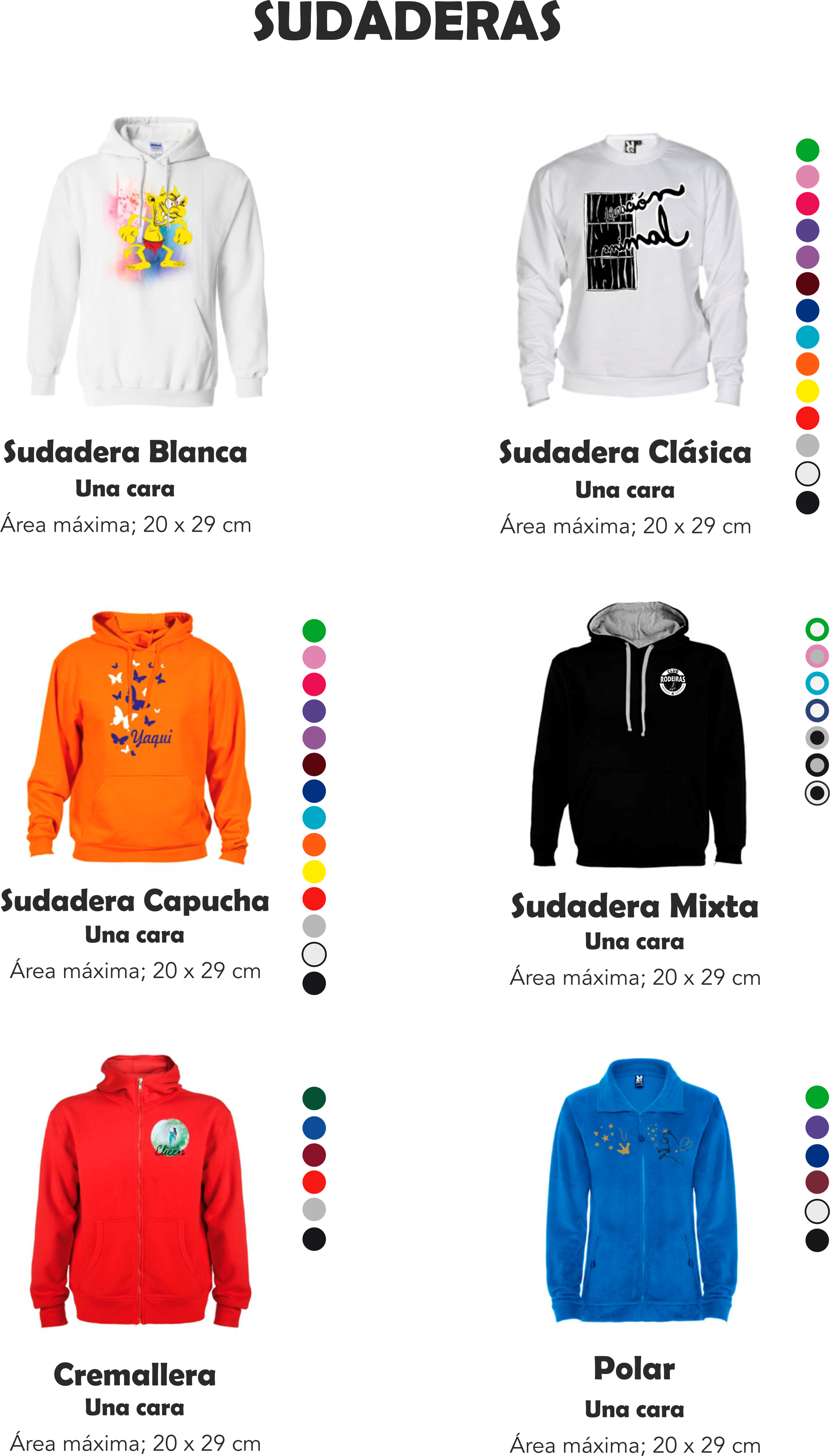 CATALOGO SUDADERAS